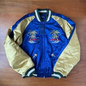 Polo by Ralph Lauren Blue and Gold Men's Jacket
